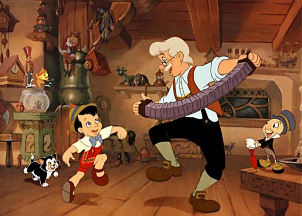 Imagen de la película de animación de Disney 'Pinocho'.