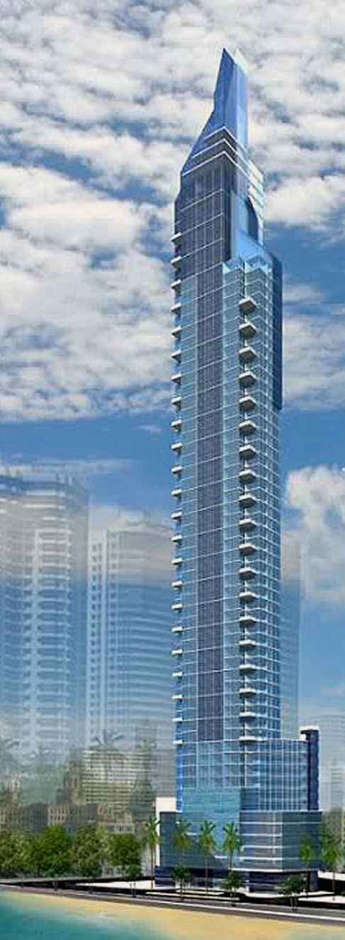 Proyecto del rascacielos 'Balboa Blue Spa'.