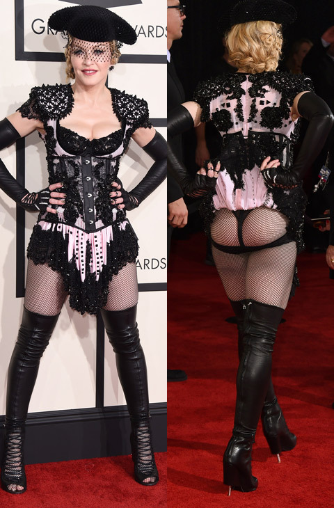 Madonna reafirma sobre la alfombra roja de los Grammy's su corona de...