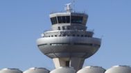 Torre de control del aeropuerto de Barajas.