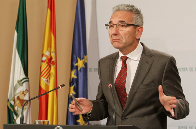 El portavoz del Gobierno andaluz, Miguel ngel Vzquez, este martes...