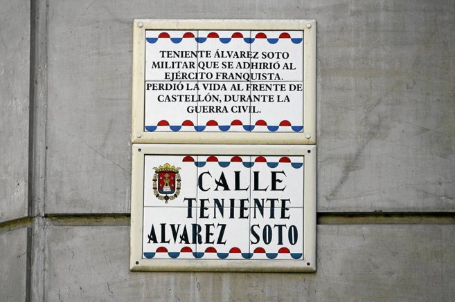 Calle de Alicante que mantiene el nombre de un militar franquista
