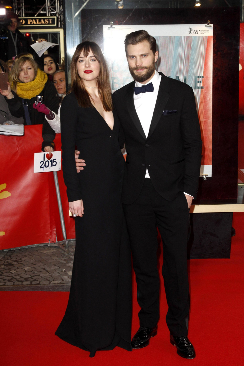 Dakota Johnson y Jamie Dornan, protagonistas de '50 sombras de Grey',...