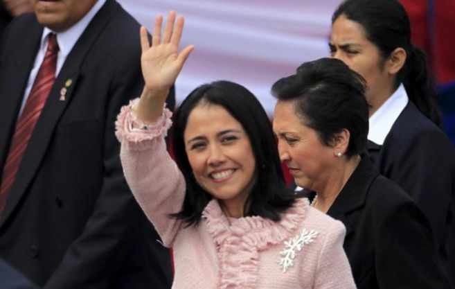 Nadine Heredia, primera dama peruana.