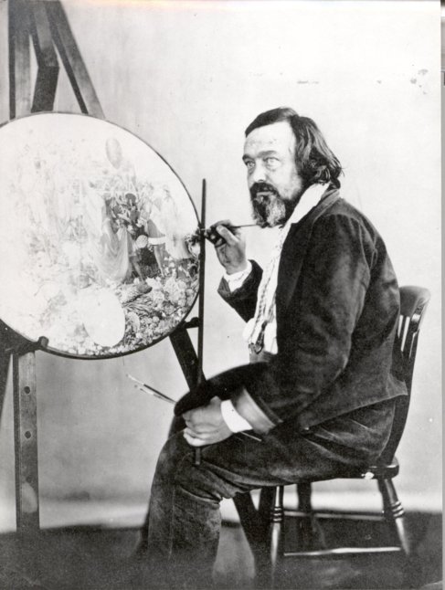 Ricahard Dadd, en Bethlem, en 1850.
