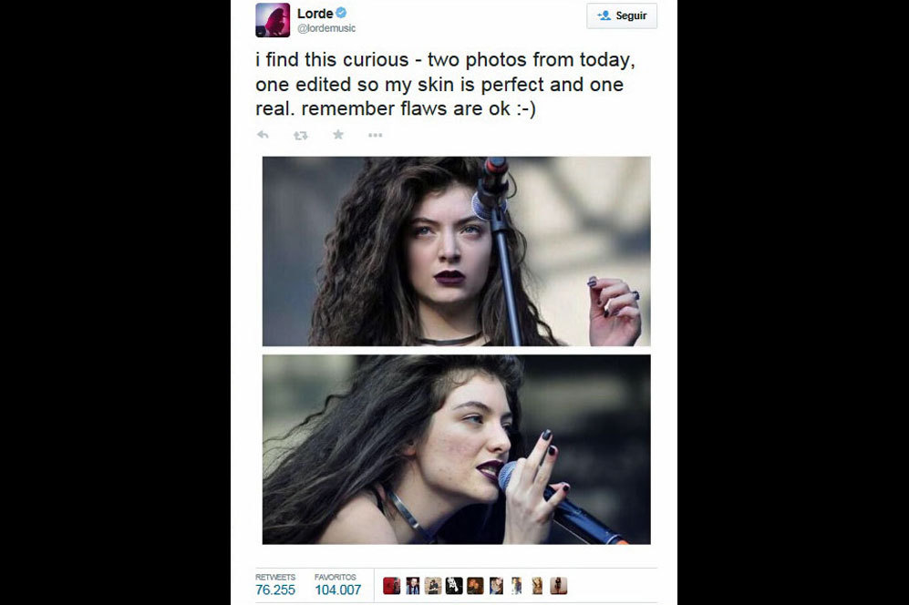 Lorde ha sido una de las 'celebs' en mostrar su enfado en ocasiones...