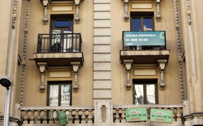 Imagen de oficinas en alquiler en la calle Gran Va de Madrid