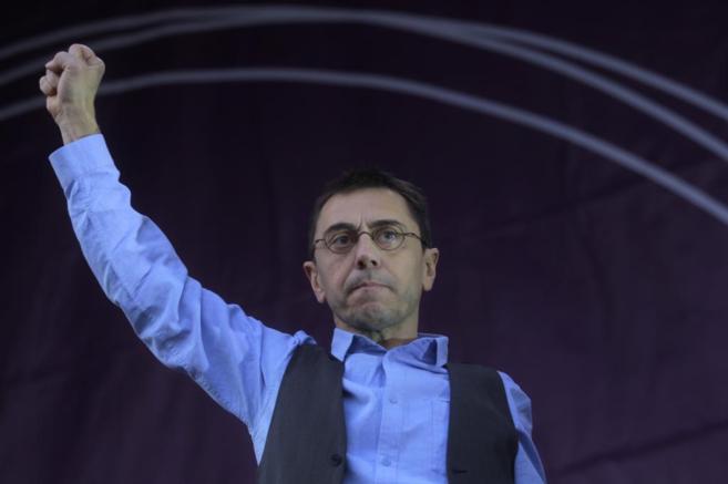 El dirigente de Podemos Juan Carlos Monedero, en un acto del partido...