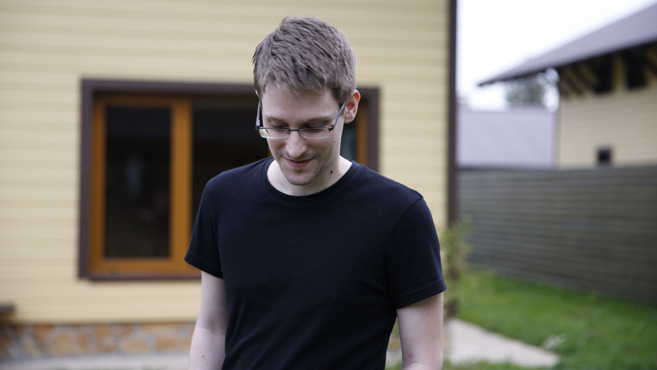 Eric Snowden, en un fotograma de 'Citizenfour'.