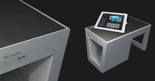 El 'kit' de Onyx Solar que permite cargar el mvil en...