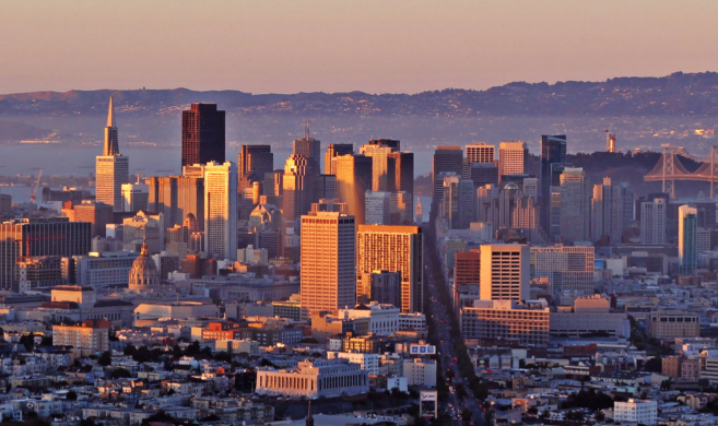 Vista panorámica de San Francisco.