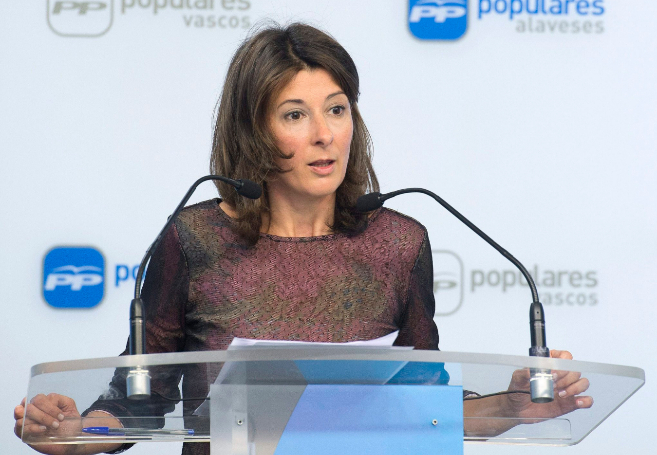 La portavoz del PP vasco, Laura Garrido.