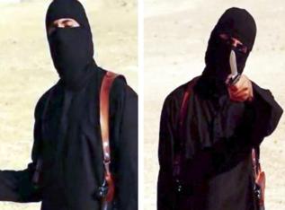 El 'yihadista John', en dos vdeos de ejecuciones del IS.