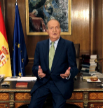 Don Juan Carlos, en su antiguo despacho de Zarzuela.