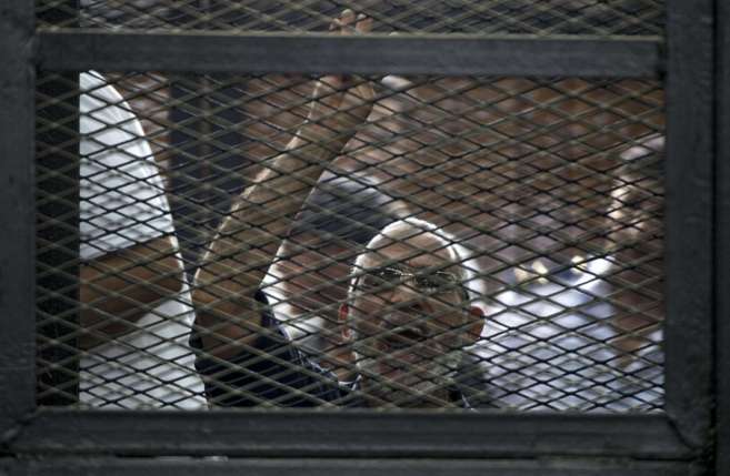 El lder de los Hermanos musulmanes en Egipto, Mohamed Bada,...