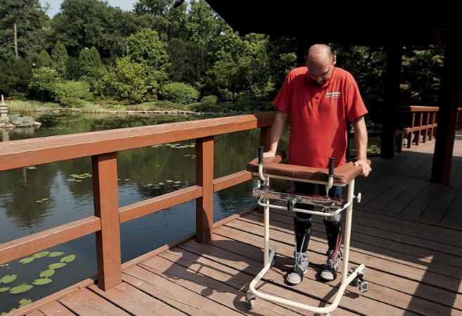 Darek Fidyka, un paciente que ha recuperado parte de su movilidad.