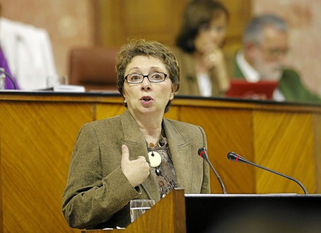 La consejera de Hacienda, Carmen Martnez Aguayo, en el Parlamento...