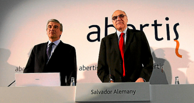 Francisco Reynes y Salvador Alemany, consejero delegado y presidente...