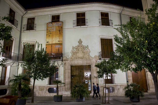 Palacio de Cerver, donde tiene su sede en Valencia el Instituto...