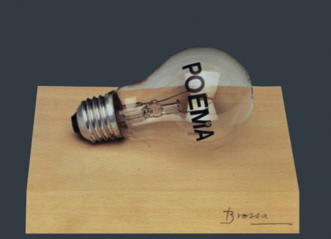 'Poema', obra de Joan Brossa realizada en 1967.