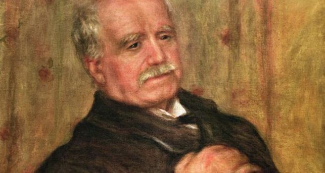 Un cuadro de Paul Durand-Ruel pintado por Pierre-Augusto Renoir en...