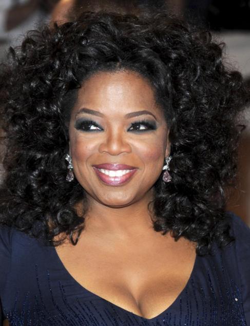 La presentadora de televisin Oprah Winfrey.