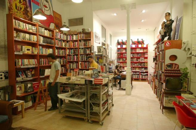 Las libreras-caf, como el 'Ocho y Medio' en Madrid,...