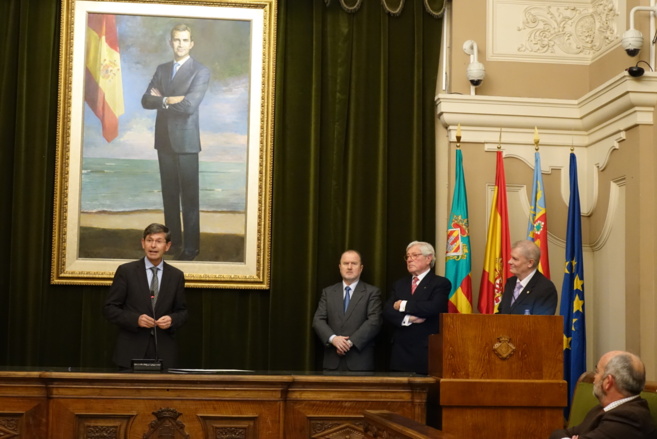 Felipe VI presidir el saln de pleno del Ayuntamiento de...