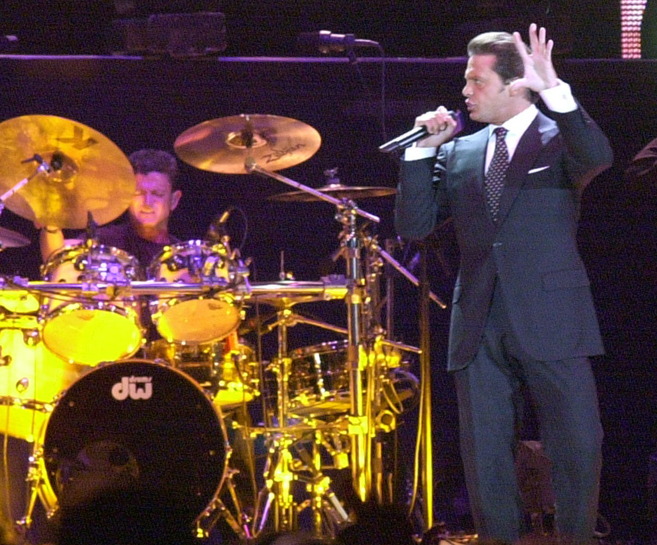 El cantante mexicano Luis Miguel, durante un concierto en las Ventas.