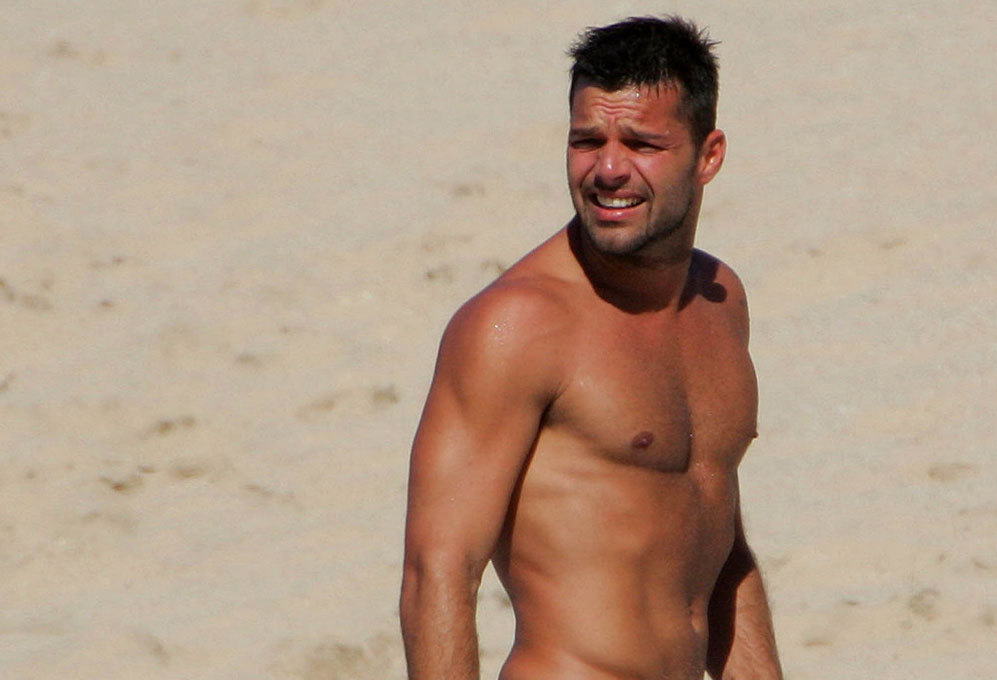 Las fotos más sexies del deseado Ricky Martin.