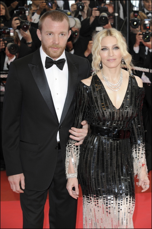 Madonna y su entonces marido, en 2008.