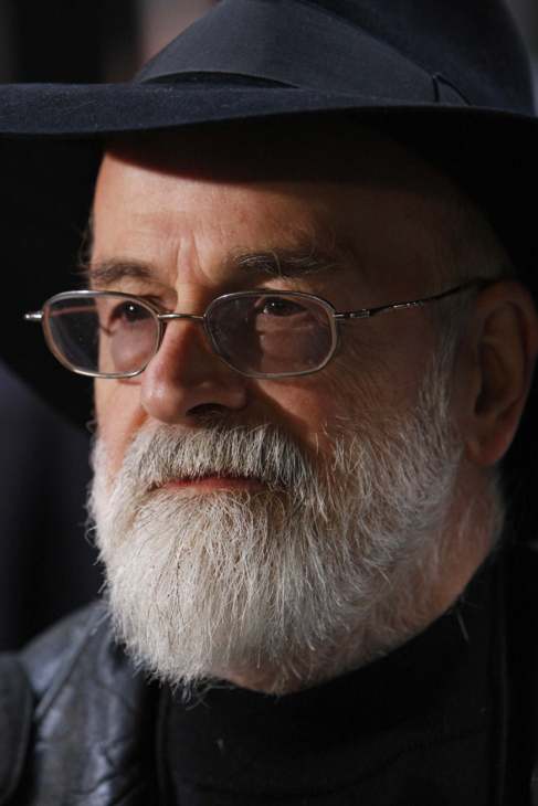 El escritor británico Terry Pratchett, en una foto tomada en 2008.