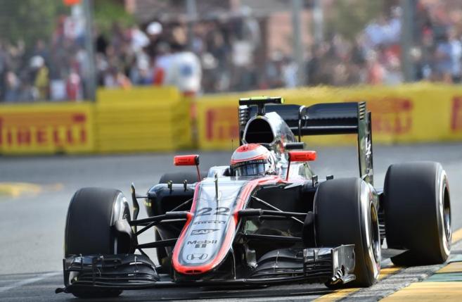 Button, durante en Gran Premio de de Australia.