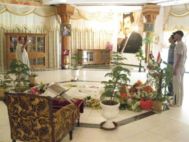 El mausoleo de Sadam Husein.