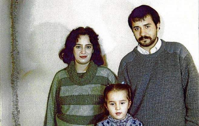Laura Martn, Juan Carlos Garca Goena y su hija Maider, en la...