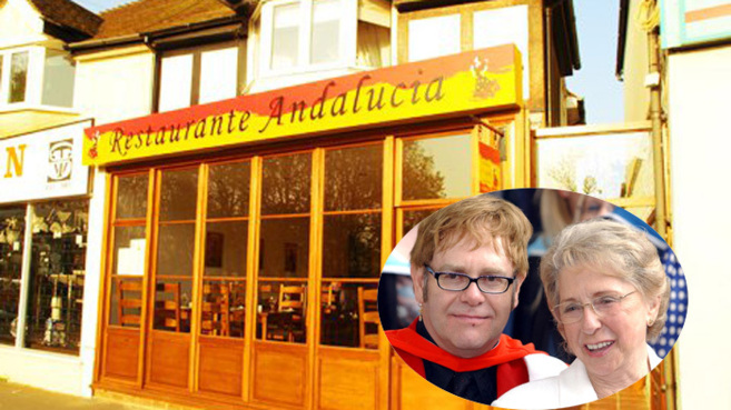 La madre de Elton John celebr su 90 cumpleaos en el restaurante...