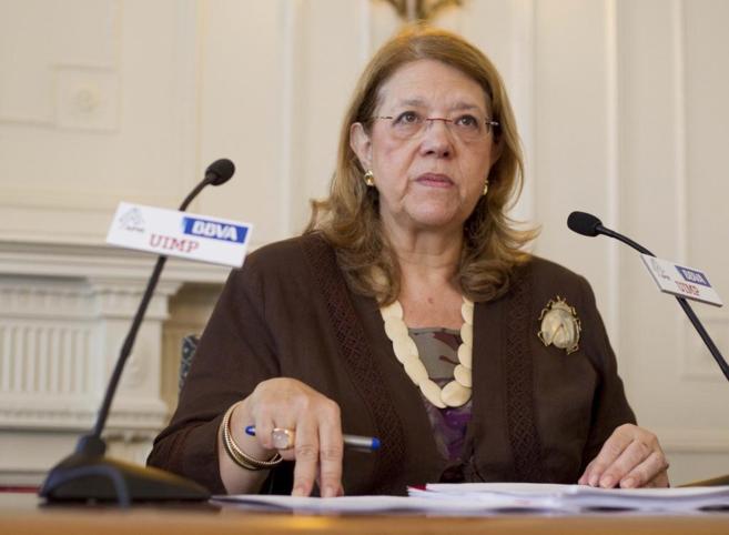 Elvira Rodrguez, presidenta de la Comisin Nacional del Mercado de...