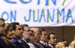 Rajoy y Moreno Bonilla, entre otros, en Mlaga.
