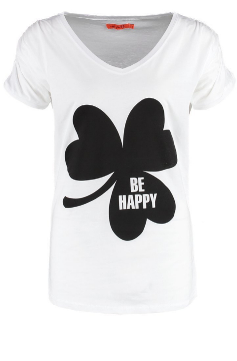 Camiseta 'Be Happy', de Miss Goodlife (49,95 euros).