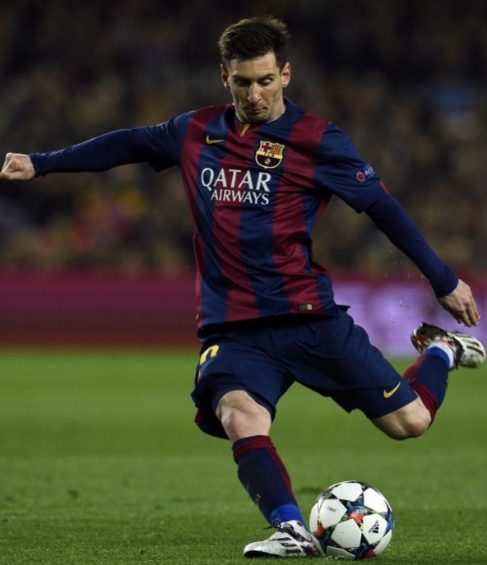 Leo Messi, durante el duelo del Bara ante el City.