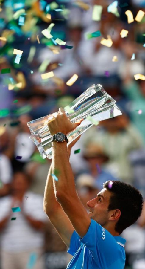 Djokovic, con su cuarto trofeo de Indian Wells.