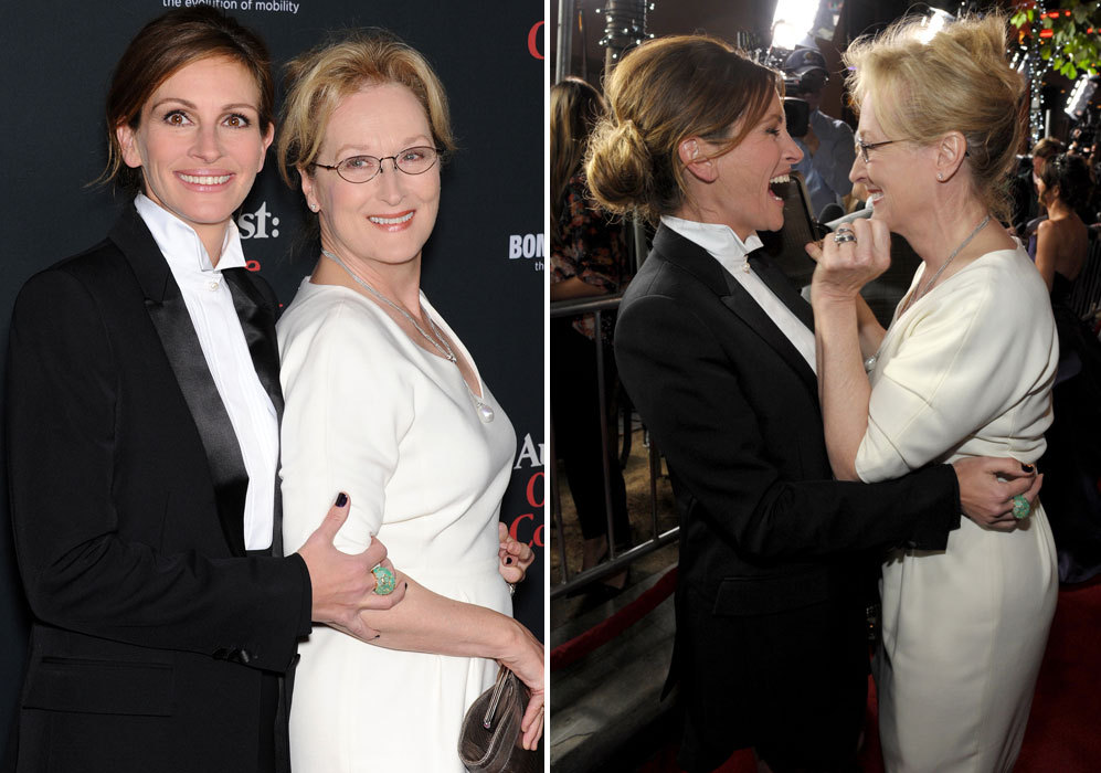 En ese filme comparta protagonismo con la actriz Meryl Streep. Ambas...