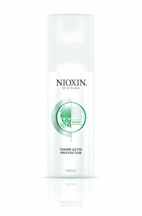 El Spray Protector Therm Activ (21,50 euros), de Nioxin, acta en...