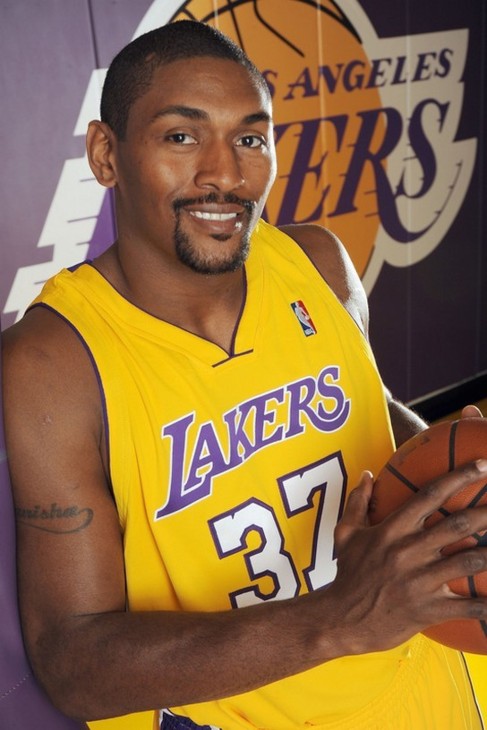 Ron Artest, en su etapa con los Lakers.