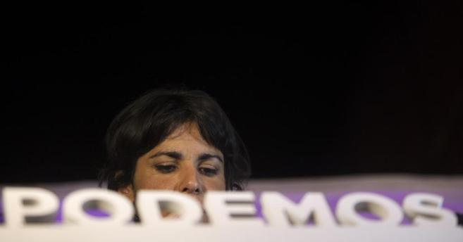 La candidata de Podemos en Andaluca, Teresa Rodrguez, el pasado...