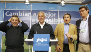 Mitin del PP en las elecciones andaluzas de 2008.