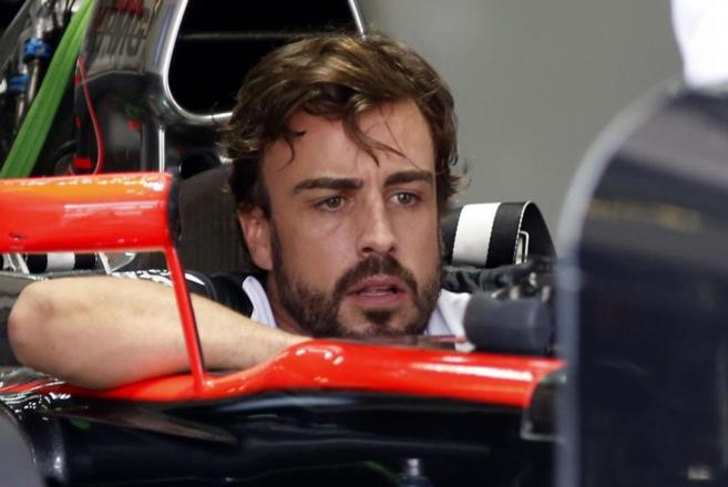 Fernando Alonso en Sepang.