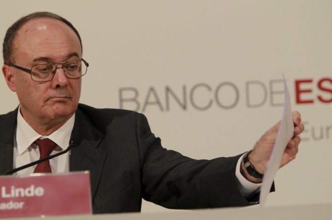 El gobernador del Banco de Espaa, Luis Linde.