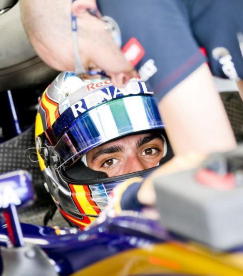 Carlos Sainz, durante el GP de Malasia.