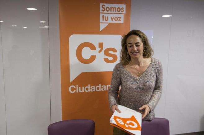 La candidata de Ciudadanos a la Generalitat, Carolina Punset.